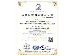 壹诺ISO9001（中文版）证书