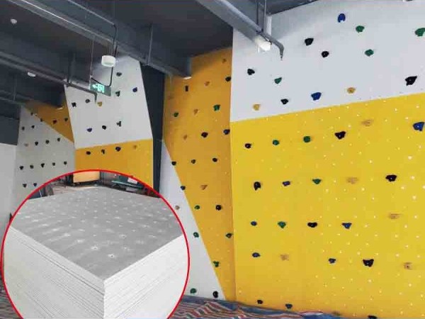 室内成人体能训练攀岩墙板速度道高强度FRP微晶板玻璃钢攀岩板